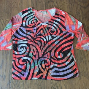 Parsley and Sage Cut  Away Boho Top